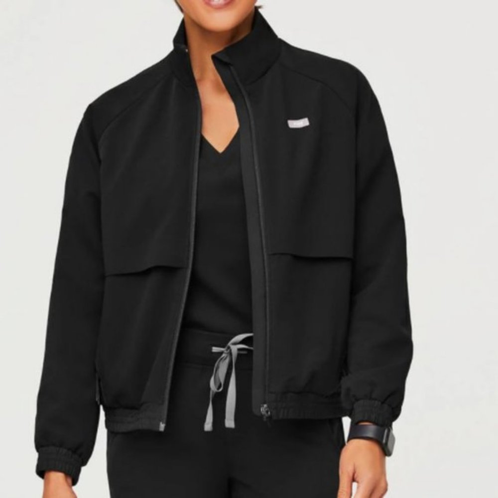 FIGS Sydney Performance Scrub Jacket Black